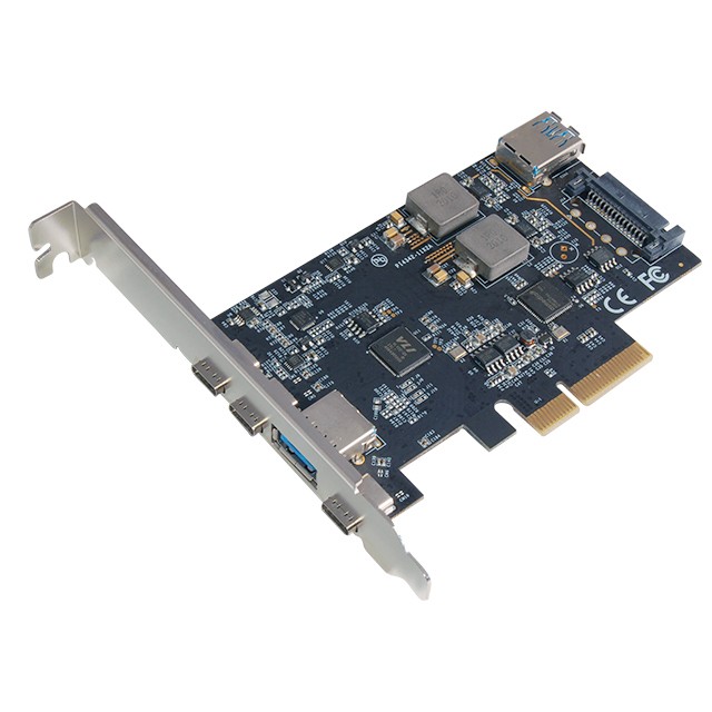 U-2340 PCIe 5 Ports USB 10Gbps Host Adapter(2A+3C)