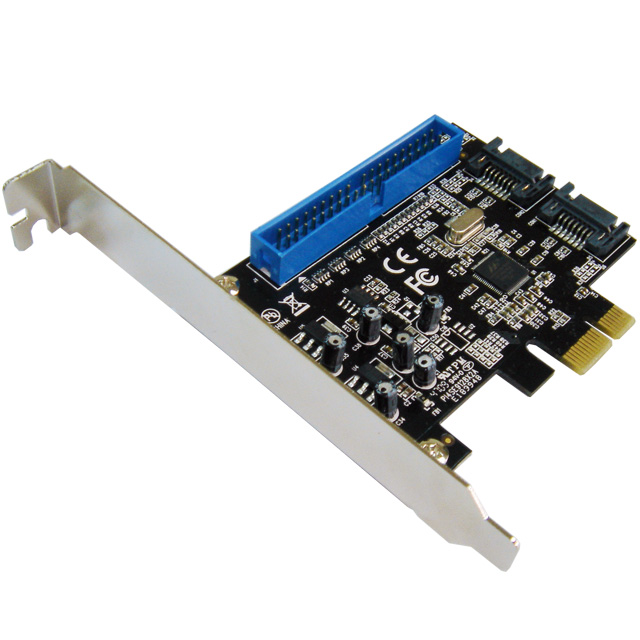 A-440 PCIe SATA 6G + PATA  Card (3 Channels, 2 x int. SATA + 1 x PATA Ports)