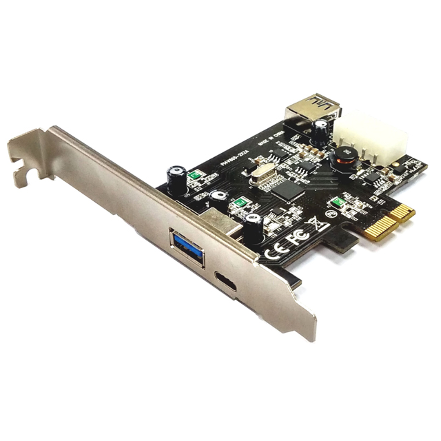 U-1330 PCIe USB3.1 Gen 1 3-Ports Card(1A+1C+1intA)