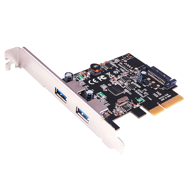 U-1640 PCIe USB3.1 2-Port Card (2A)