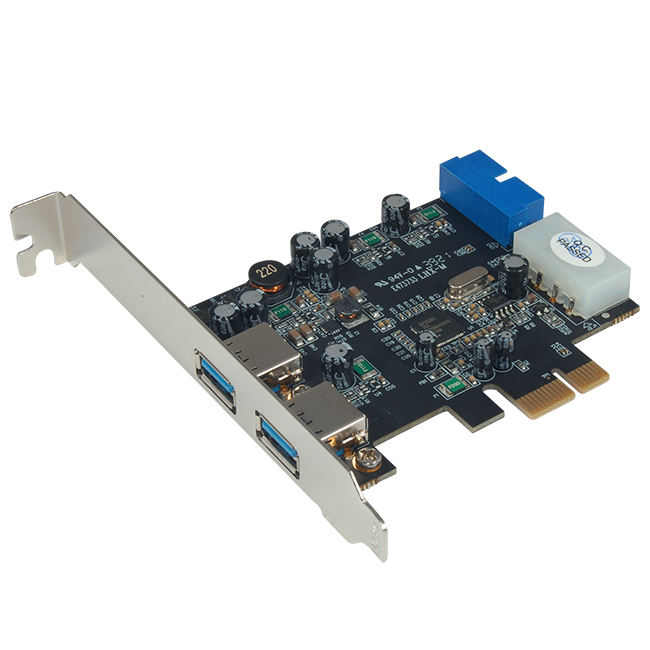 U-780 PCIe USB 3.0 4-Port (2+2) Card